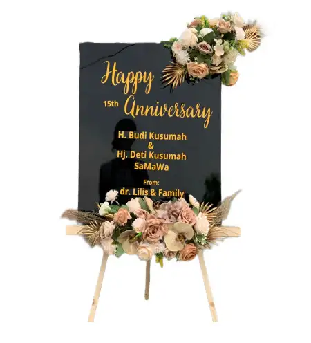 Papan Bunga Akrilik Sebatu