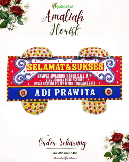 Papan Bunga Ucapan Selamat Sebatu